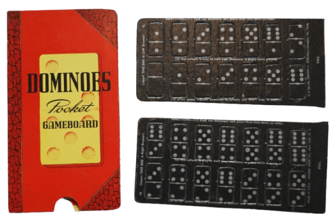 JEU DE POCHE DOMINOES 1943 