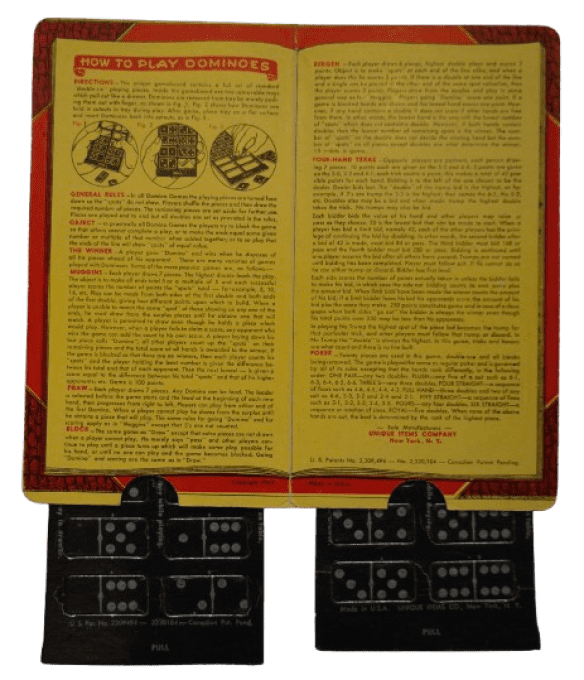 JEU DE POCHE DOMINOES 1943 