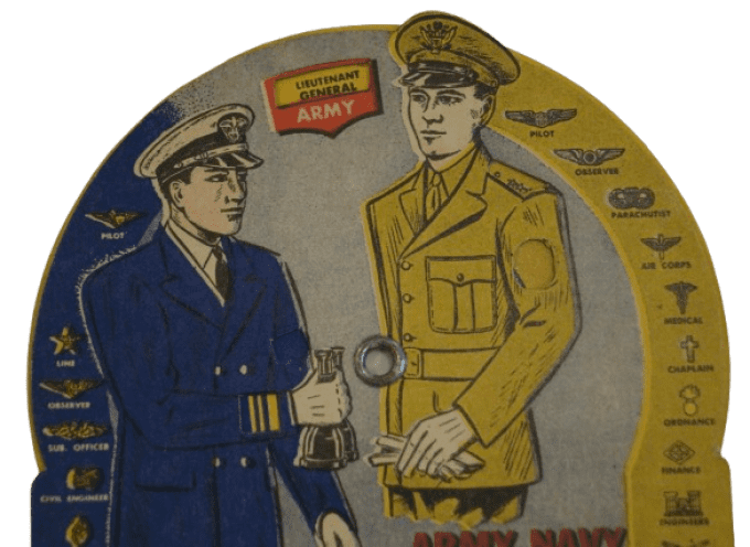 GUIDE DE RECONNAISSANCE INSIGNES ARMY NAVY 1942  