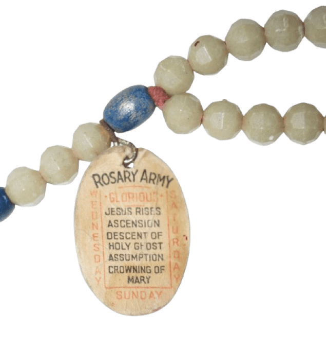 CHAPELET PHOSPHORESCENT US ARMY  