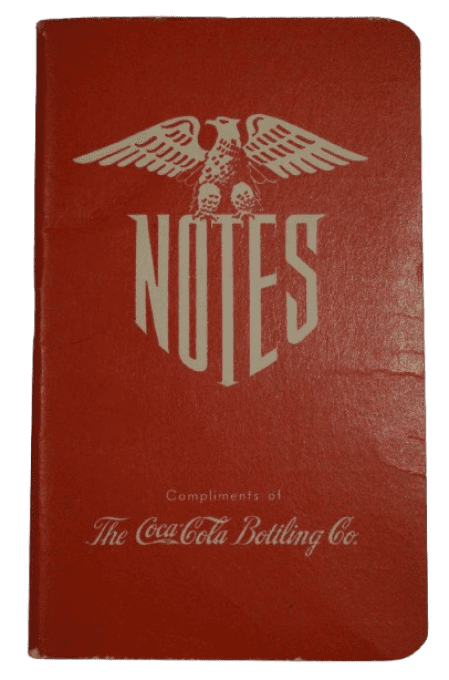 CARNET COCA COLA US ARMY 1943