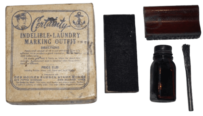 KIT DE MARQUAGE LAUNDRY NUMBER R.L. KUNKLE