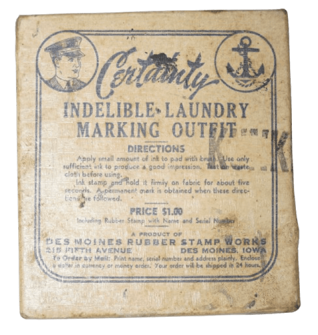 KIT DE MARQUAGE LAUNDRY NUMBER R.L. KUNKLE