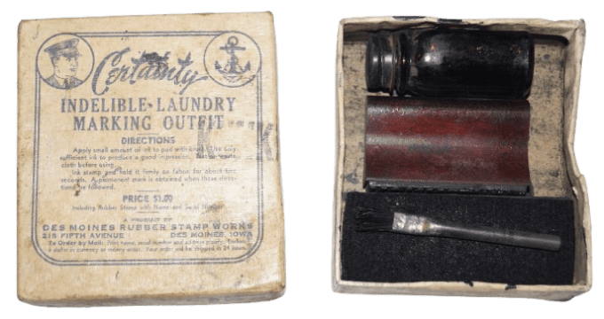 KIT DE MARQUAGE LAUNDRY NUMBER R.L. KUNKLE