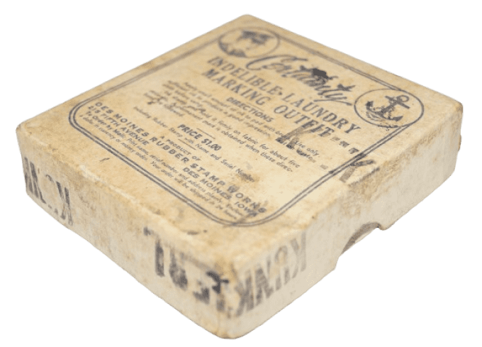 KIT DE MARQUAGE LAUNDRY NUMBER R.L. KUNKLE