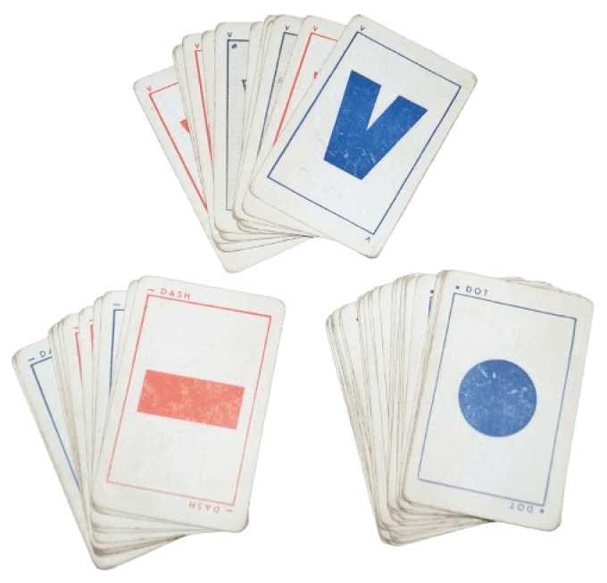 JEU DE CARTES VICTORY RUMMY CARICATURES 1942