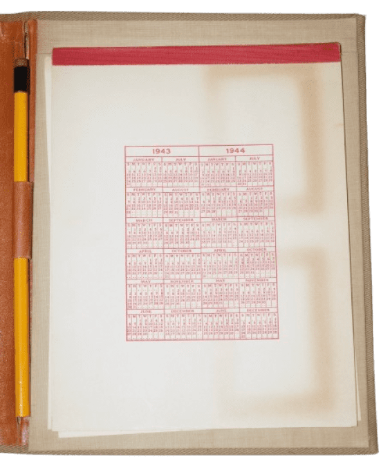 KIT CORRESPONDANCE US ARMY 1943