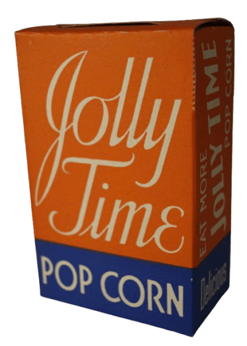BOITE DE POP-CORN JOLLY TIME 1939