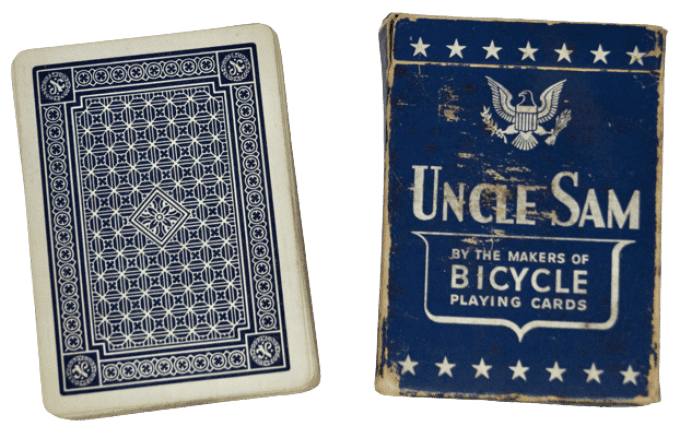 JEU DE CARTES BICYCLE UNCLE SAM 1942 