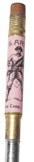 CRAYON BULLET PENCIL US ARMY CAMP PINE NY
