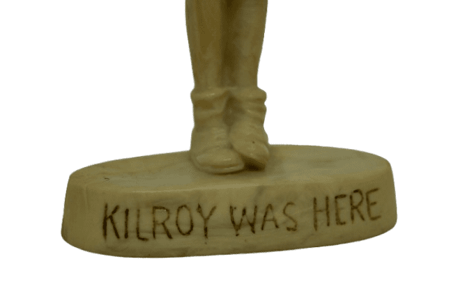 FIGURINE HUMORISTIQUE KILROY WAS HERE 