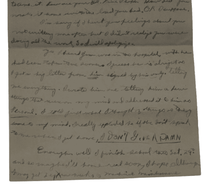 LETTRE PVT BIRLEY 101ST AIRBORNE 377TH PFAB FORT BENNING 