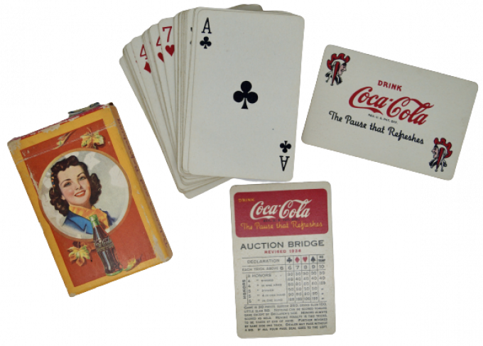 JEU DE CARTES COCA-COLA 1943