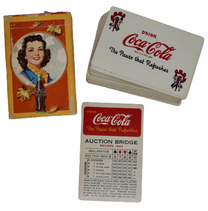 JEU DE CARTES COCA-COLA 1943