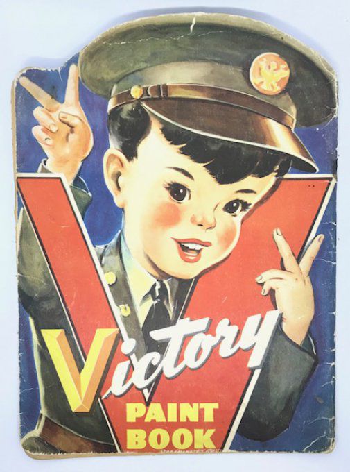 LIVRE DE COLORIAGE "VICTORY PAINT BOOK" 1942