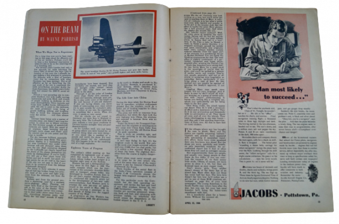 MAGAZINE PARA "LIBERTY" 1944 NOMINATIF