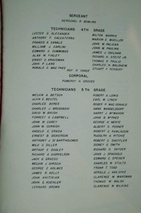 LIVRET DE NOEL 651ST ENGINEER BN 1943