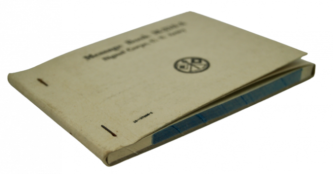 MESSAGE BOOK M-210-A 1943
