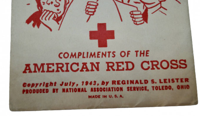 JEU AMERICAN RED CROSS PUZZLE KIT 1943