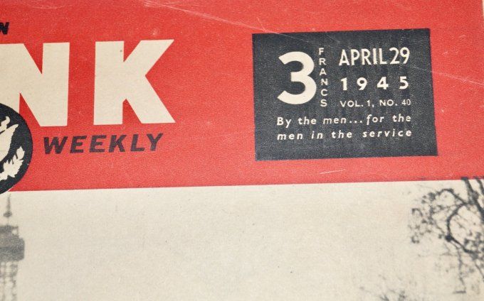 YANK MAGAZINE 29 AVRIL 1945 PARIS