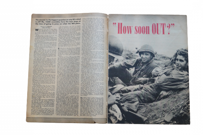 MAGAZINE YANK 7 SEPT 1945 CPL BEATTY